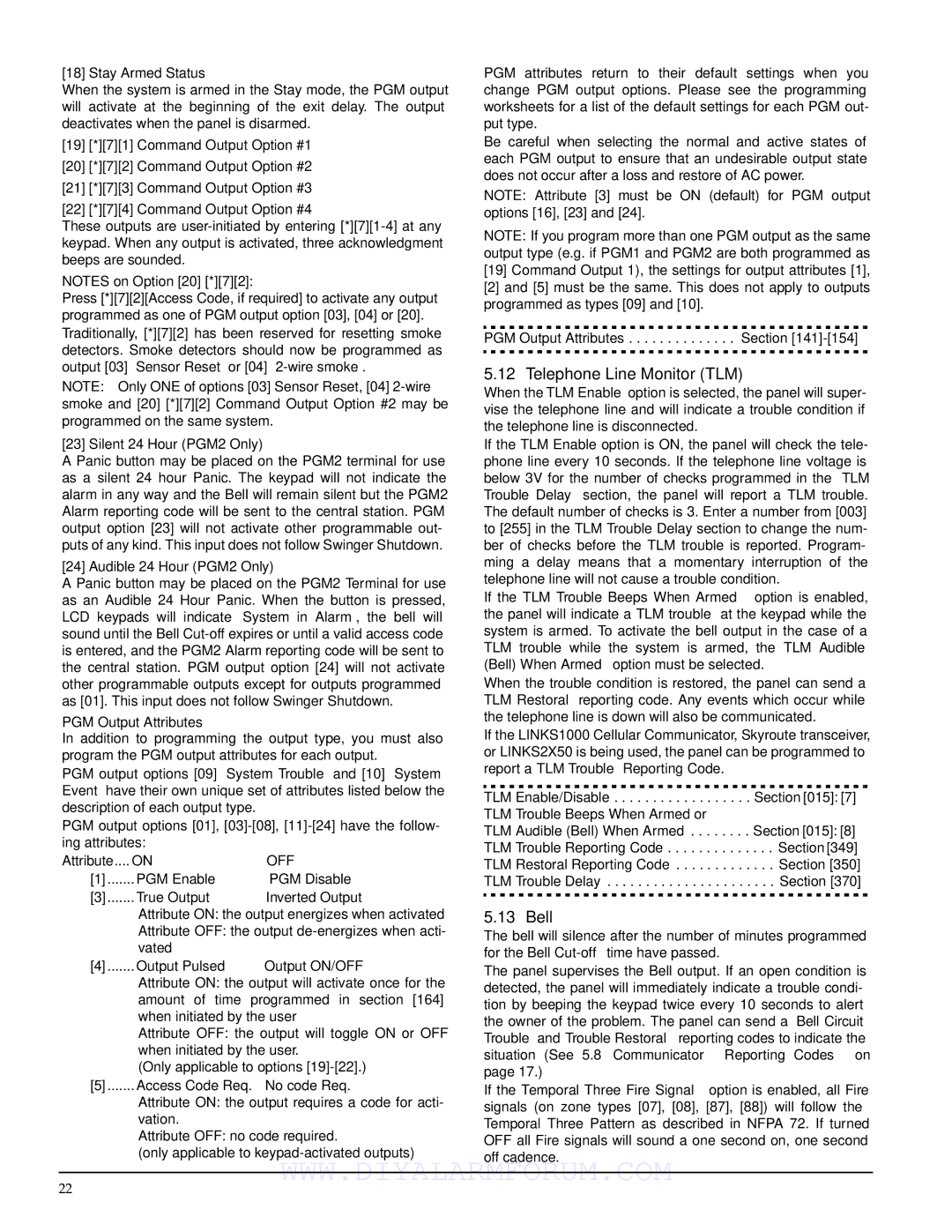 DSCover Satellite Products PC1555MX installation manual Telephone Line Monitor TLM, Bell 