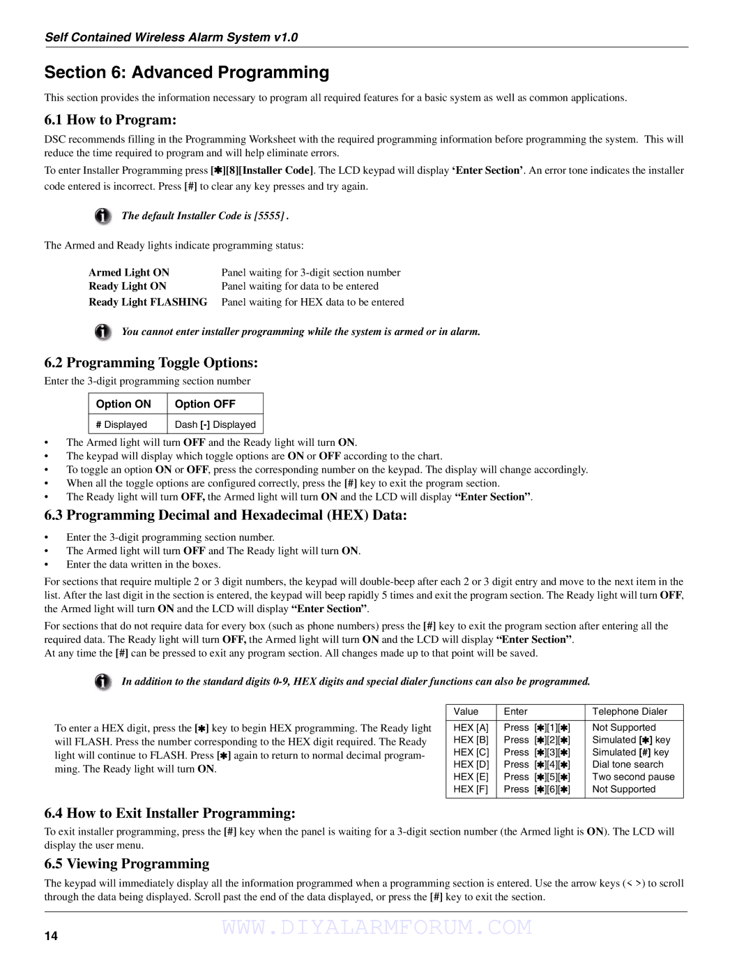 DSCover Satellite Products SCW904x manual Advanced Programming 