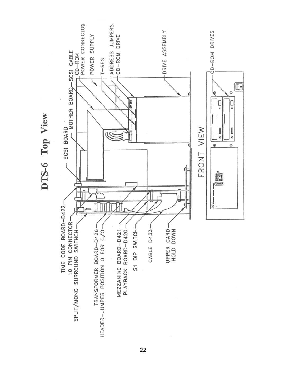 DTS DTS-6D manual 