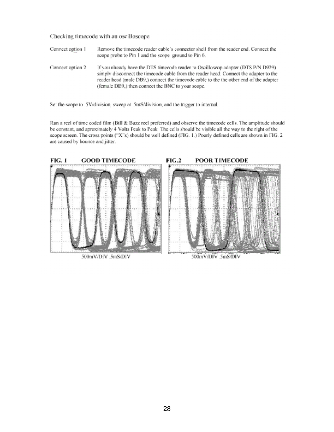 DTS DTS-6D manual 