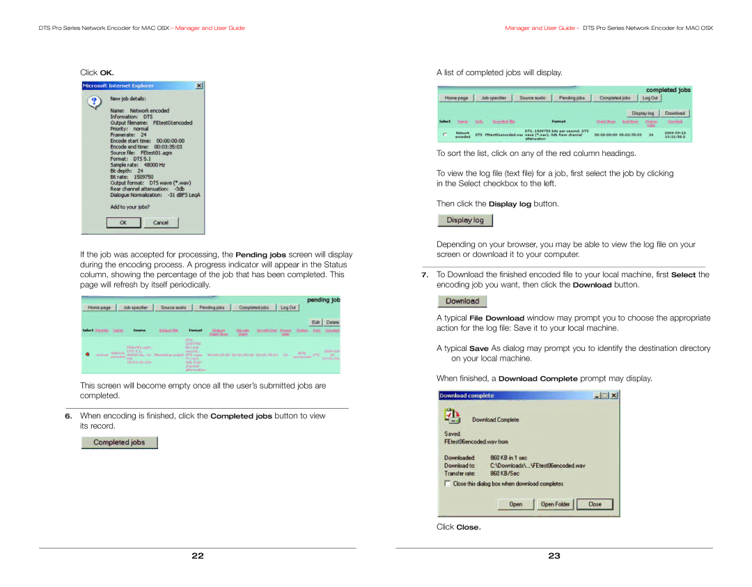 DTS DTS Pro Series manual 