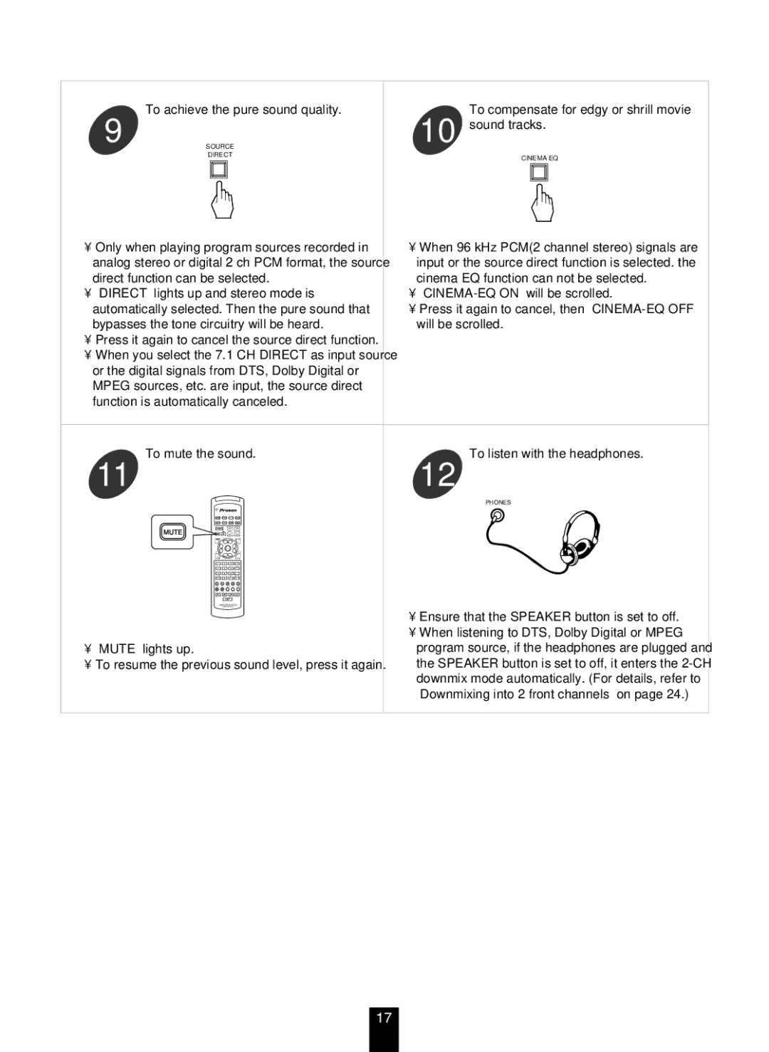 DTS RV4700 DTS-ES manual Sound tracks 