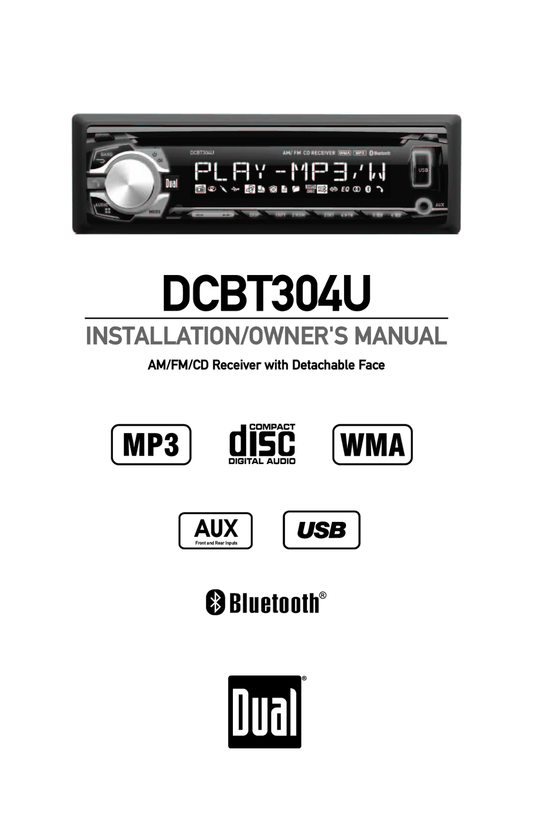 Dual DCBT304U owner manual 