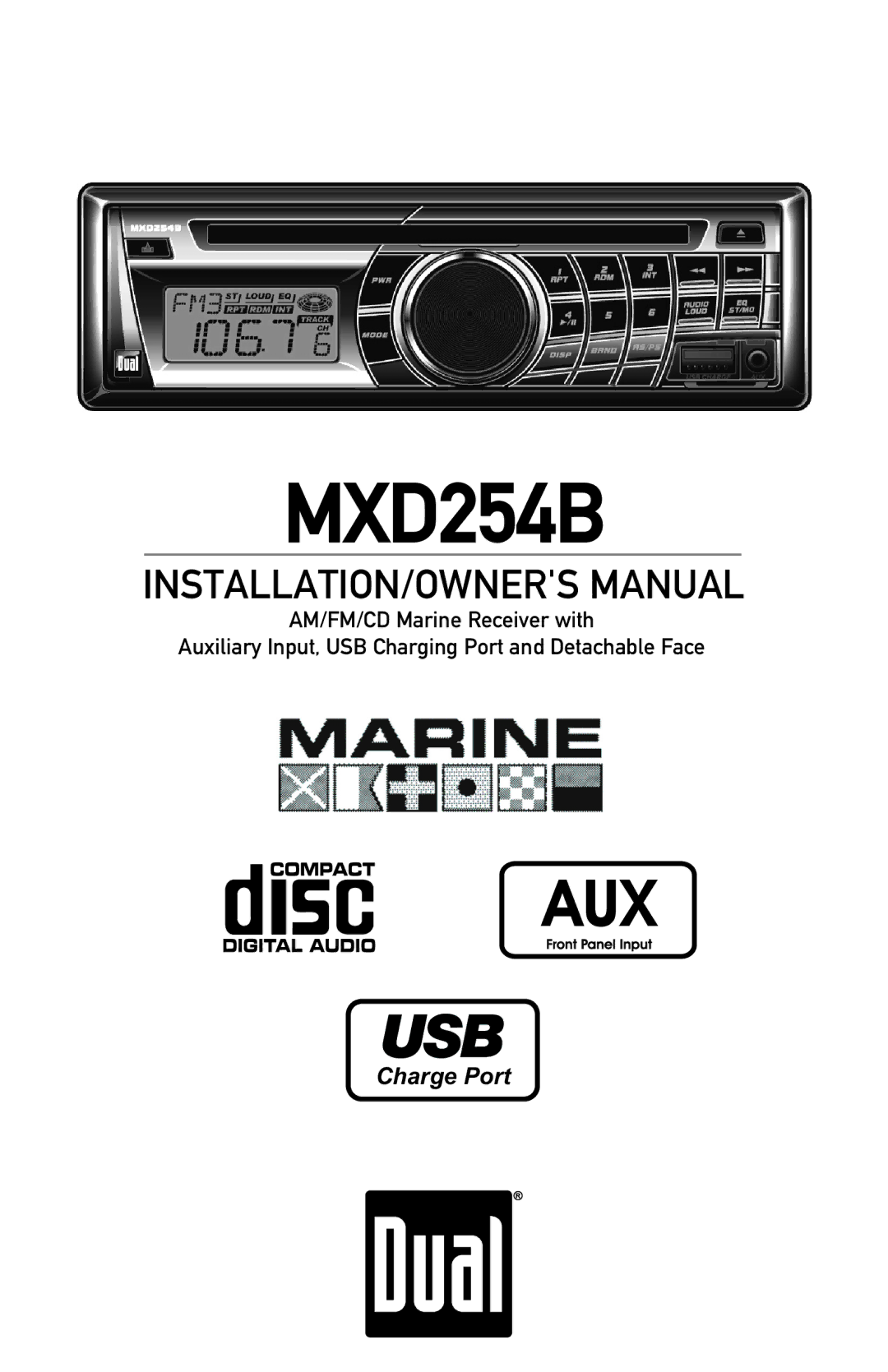 Dual MXD254B owner manual 