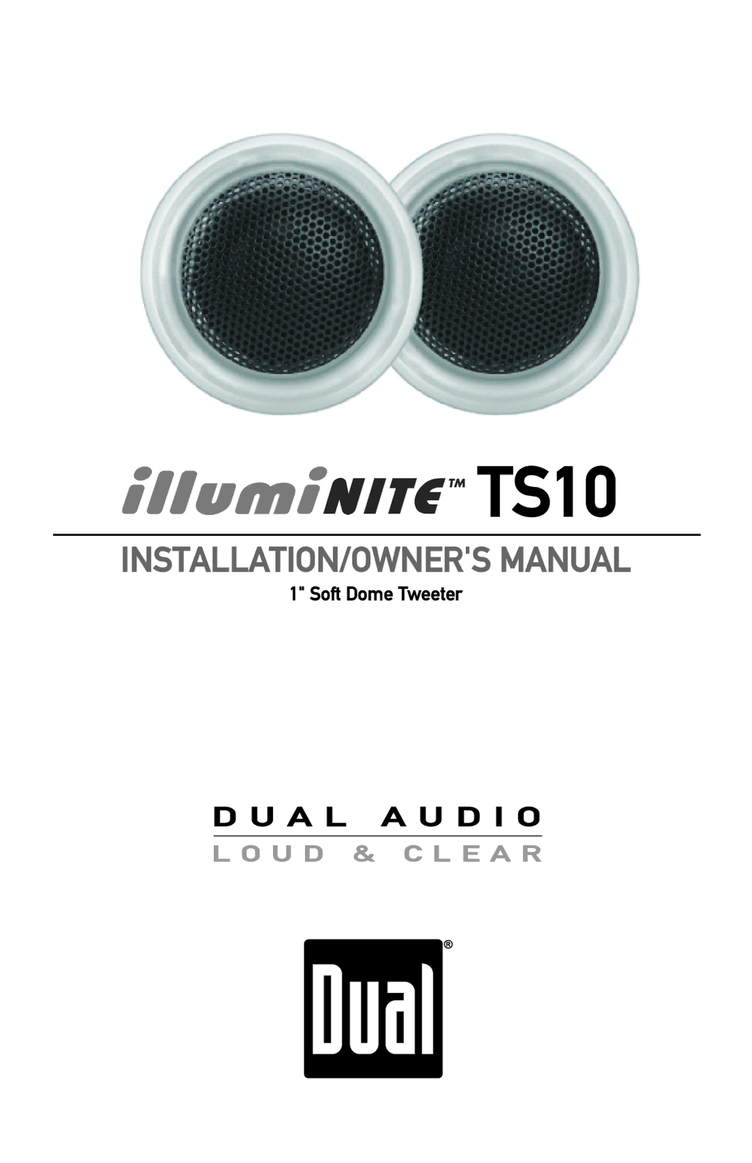 Dual TS10 owner manual 