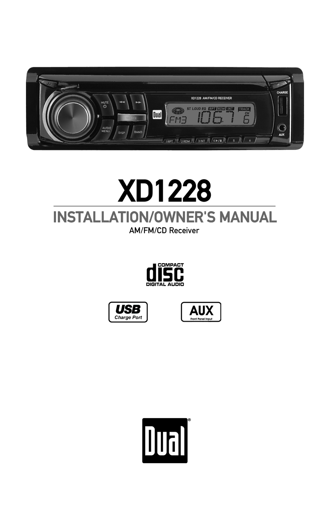 Dual XD1228 owner manual 