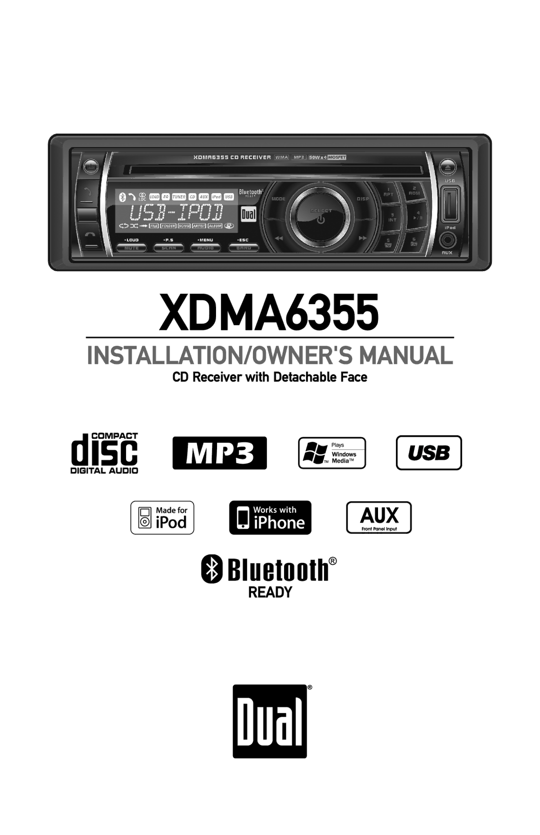 Dual XDMA6355 owner manual 