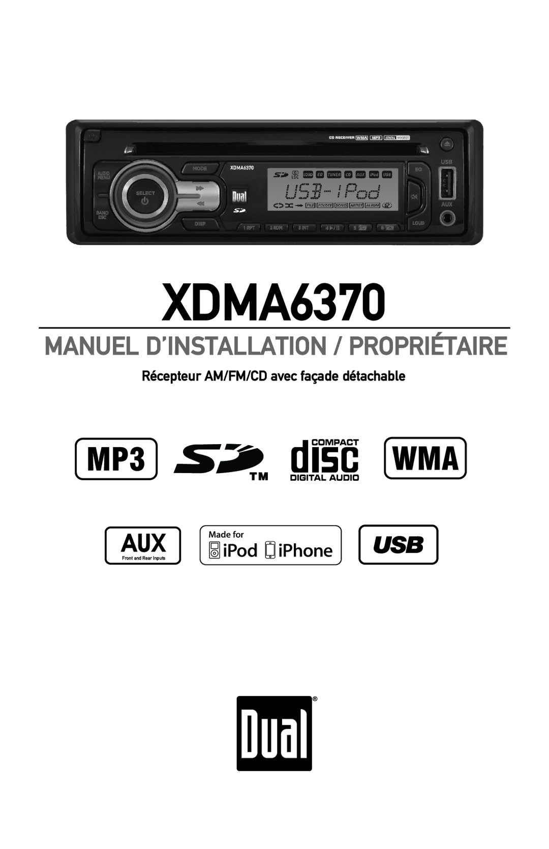 Dual XDMA6370 manual 