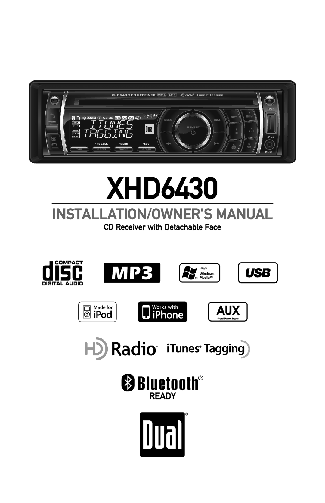 Dual XHD6430 owner manual 