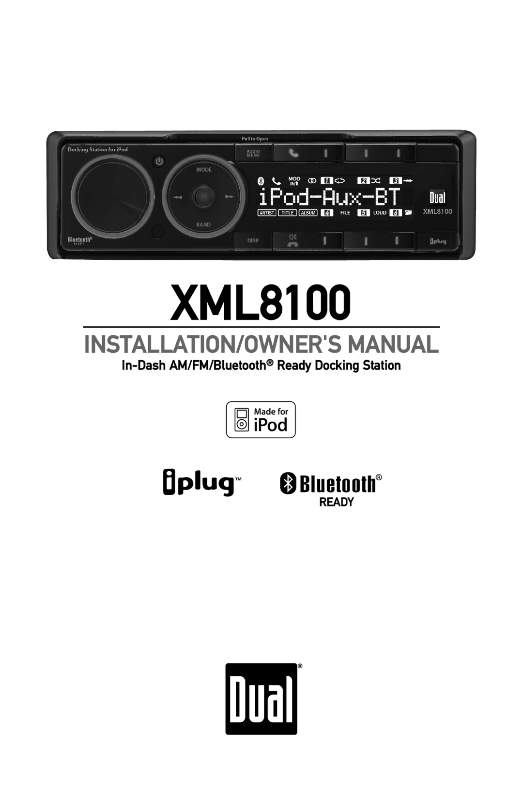 Dual XML8100 owner manual 