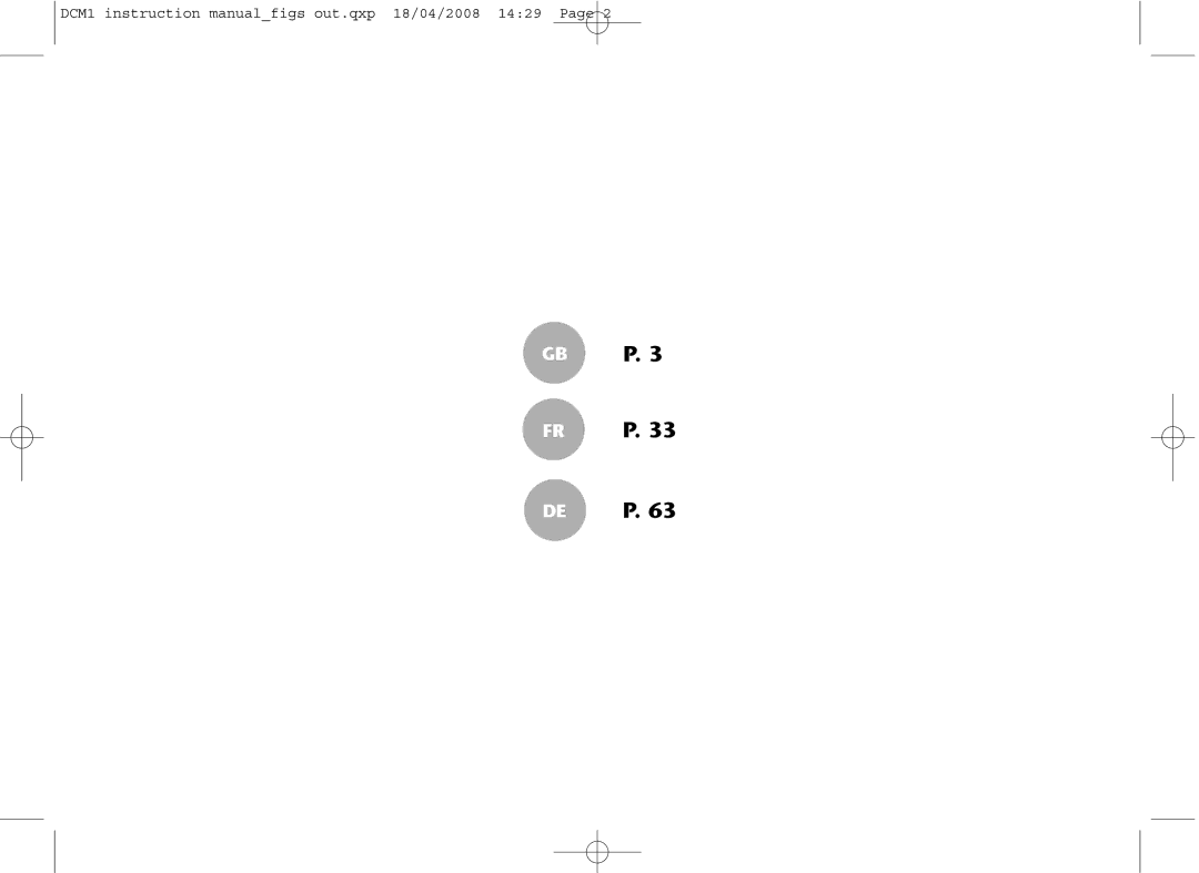 Dualit DCM1 instruction manual 