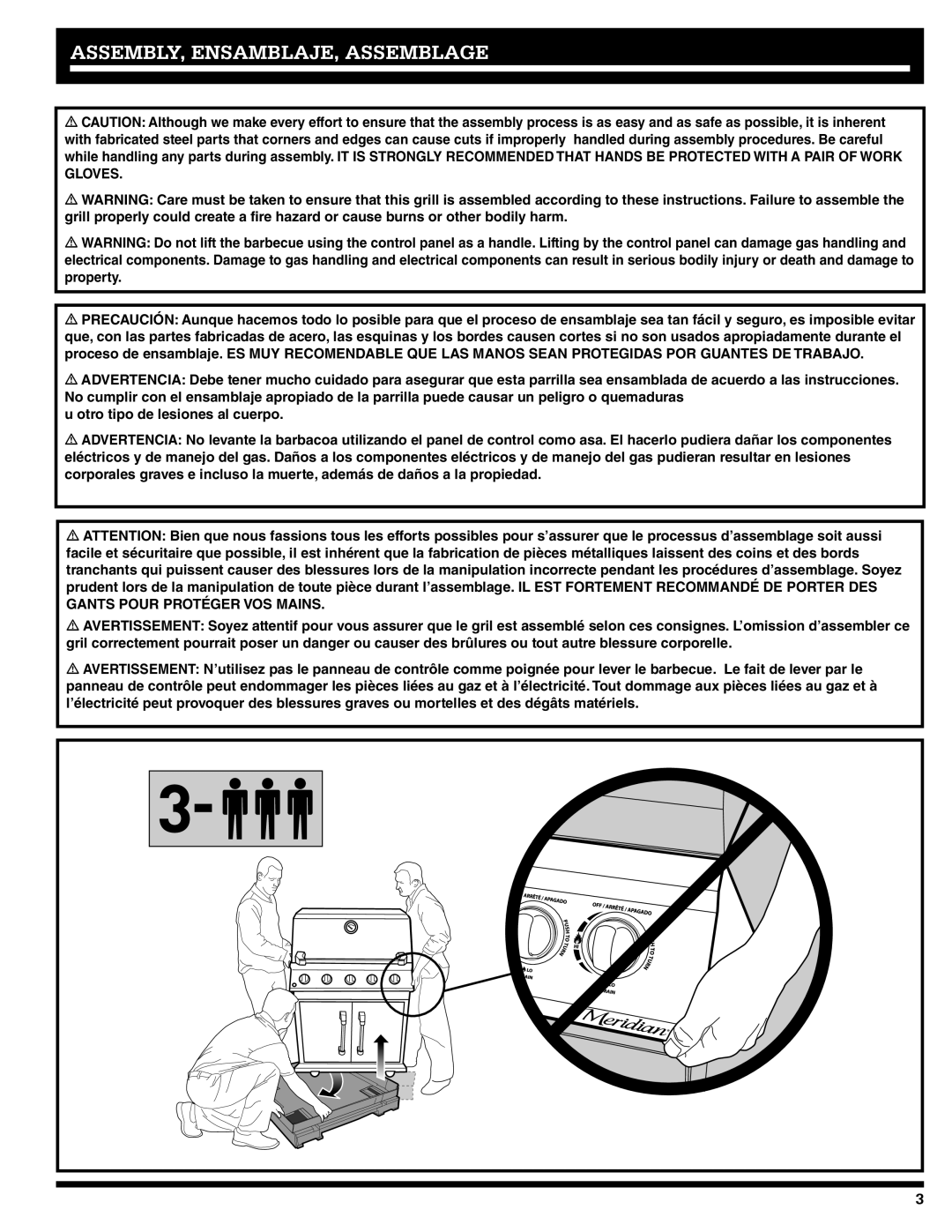 Ducane 2020802 owner manual ASSEMBLY, ENSAMBLAJE, Assemblage 