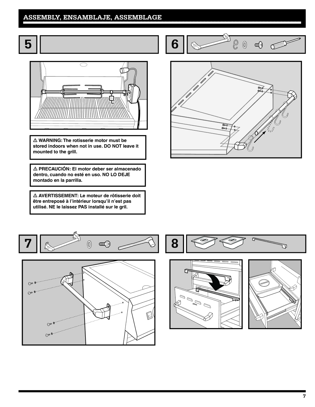 Ducane 2020806 owner manual ASSEMBLY, ENSAMBLAJE, Assemblage 