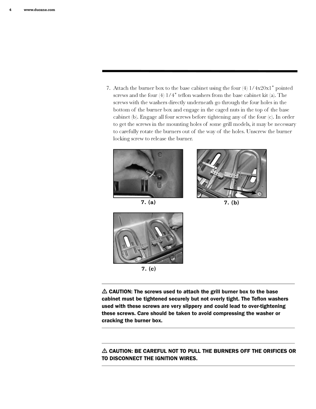 Ducane 20211710 manual To Disconnect the Ignition Wires 