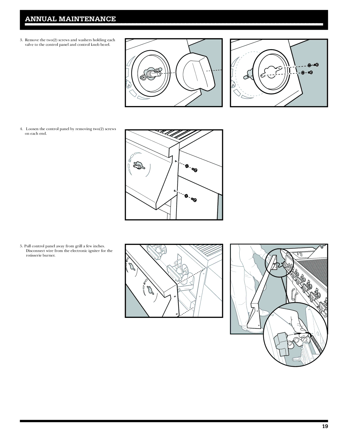 Ducane 20529915 owner manual Annual Maintenance 