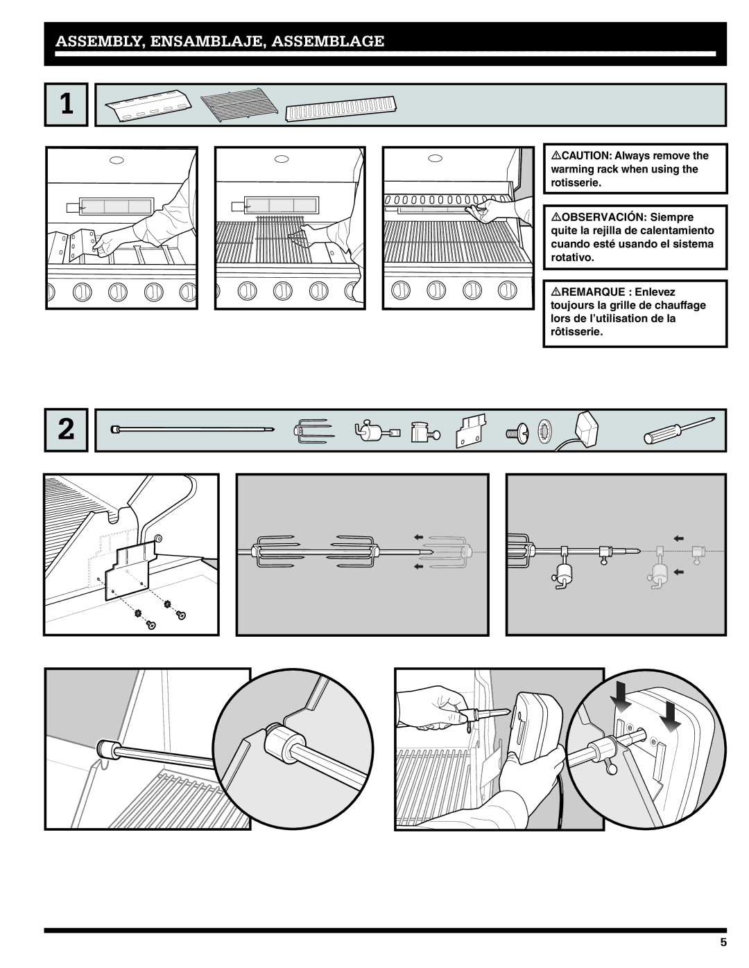 Ducane 20529917 owner manual ASSEMBLY, ENSAMBLAJE, Assemblage 