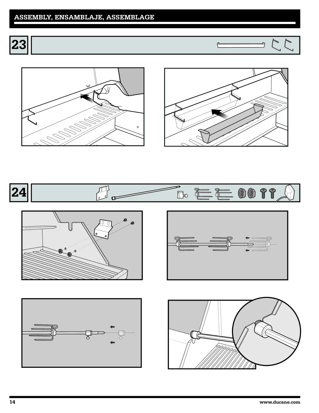 Ducane 27010357 owner manual ASSEMBLY, ENSAMBLAJE, Assemblage 