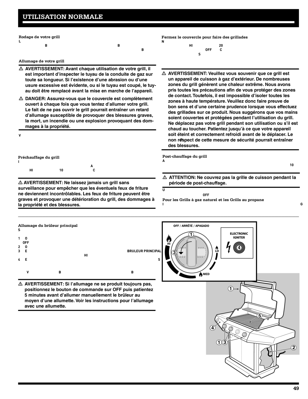 Ducane 31-3200 owner manual Utilisation Normale 