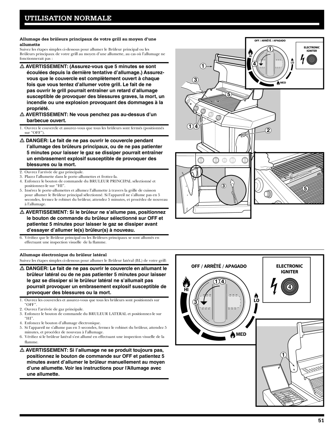 Ducane 31-3200 owner manual Allumage électronique du brûleur latéral 