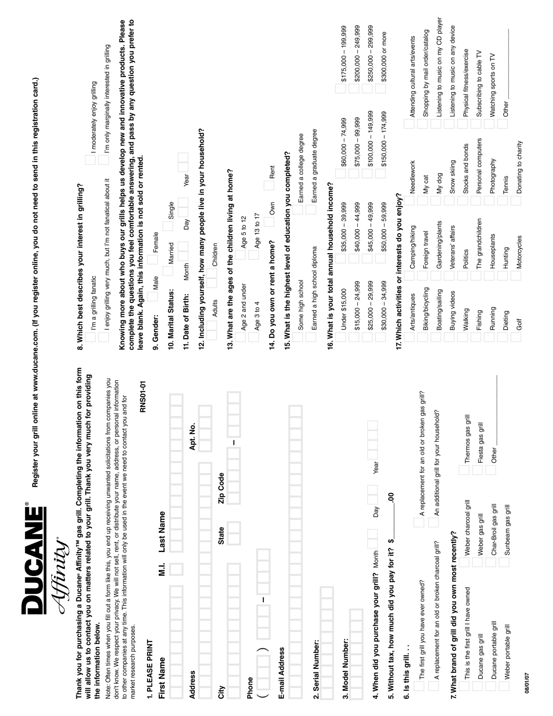 Ducane 31-3200 owner manual First Name Last Name 