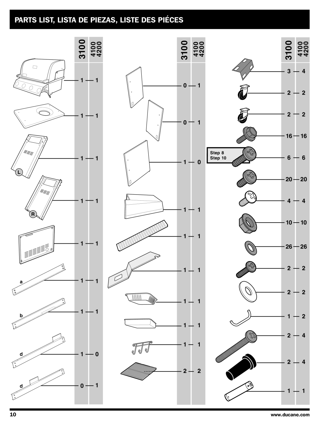 Ducane 3100 | 4100 | 4200 owner manual Step 