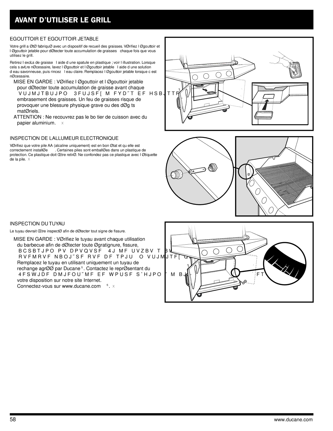 Ducane 3100 | 4100 | 4200 Egouttoir ET Egouttoir Jetable, Inspection DE L’ALLUMEUR Electronique, Inspection DU Tuyau 