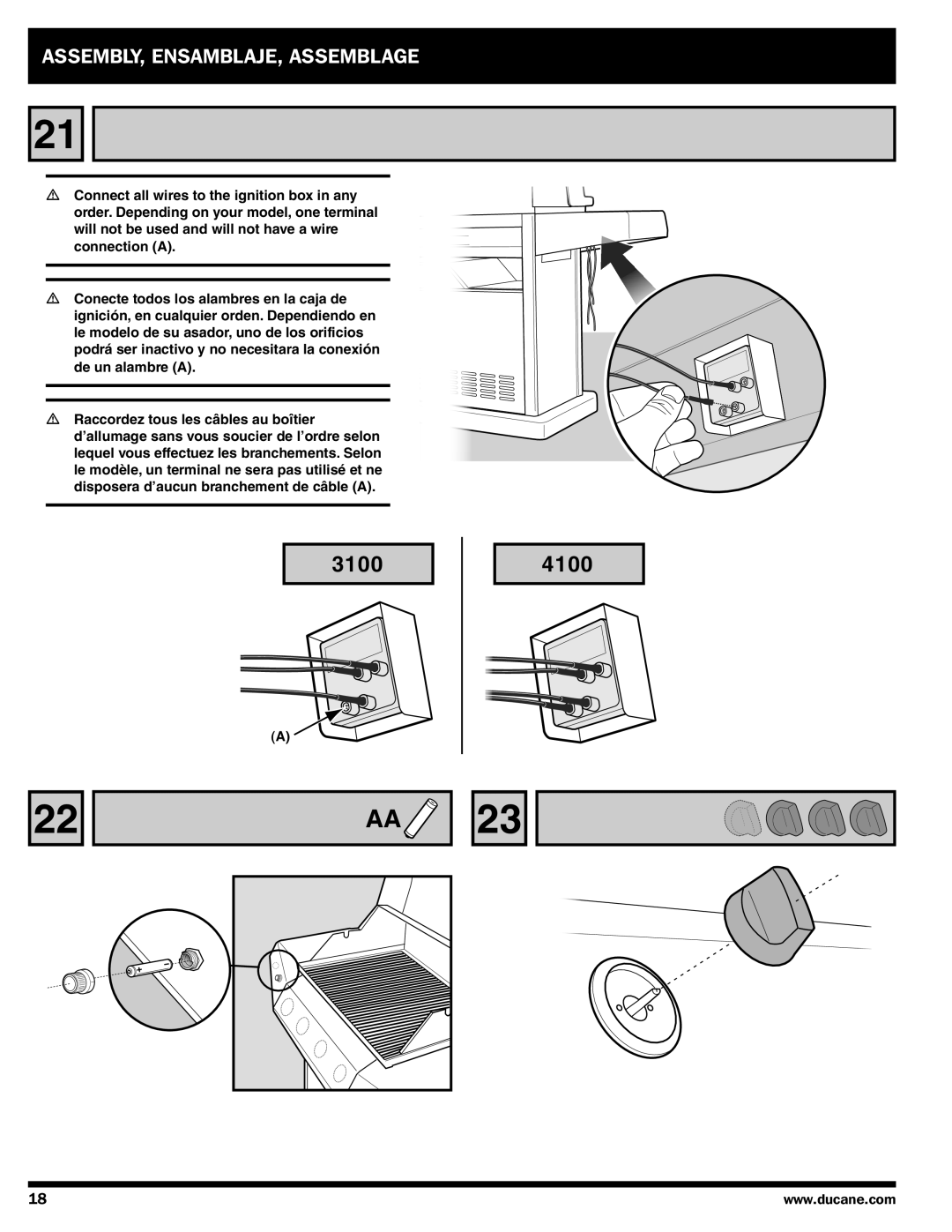 Ducane owner manual 3100 4100 