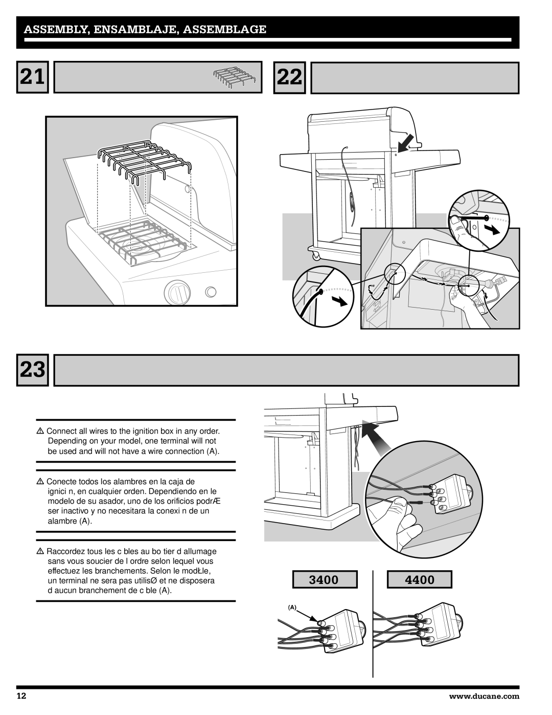 Ducane owner manual 3400 4400 