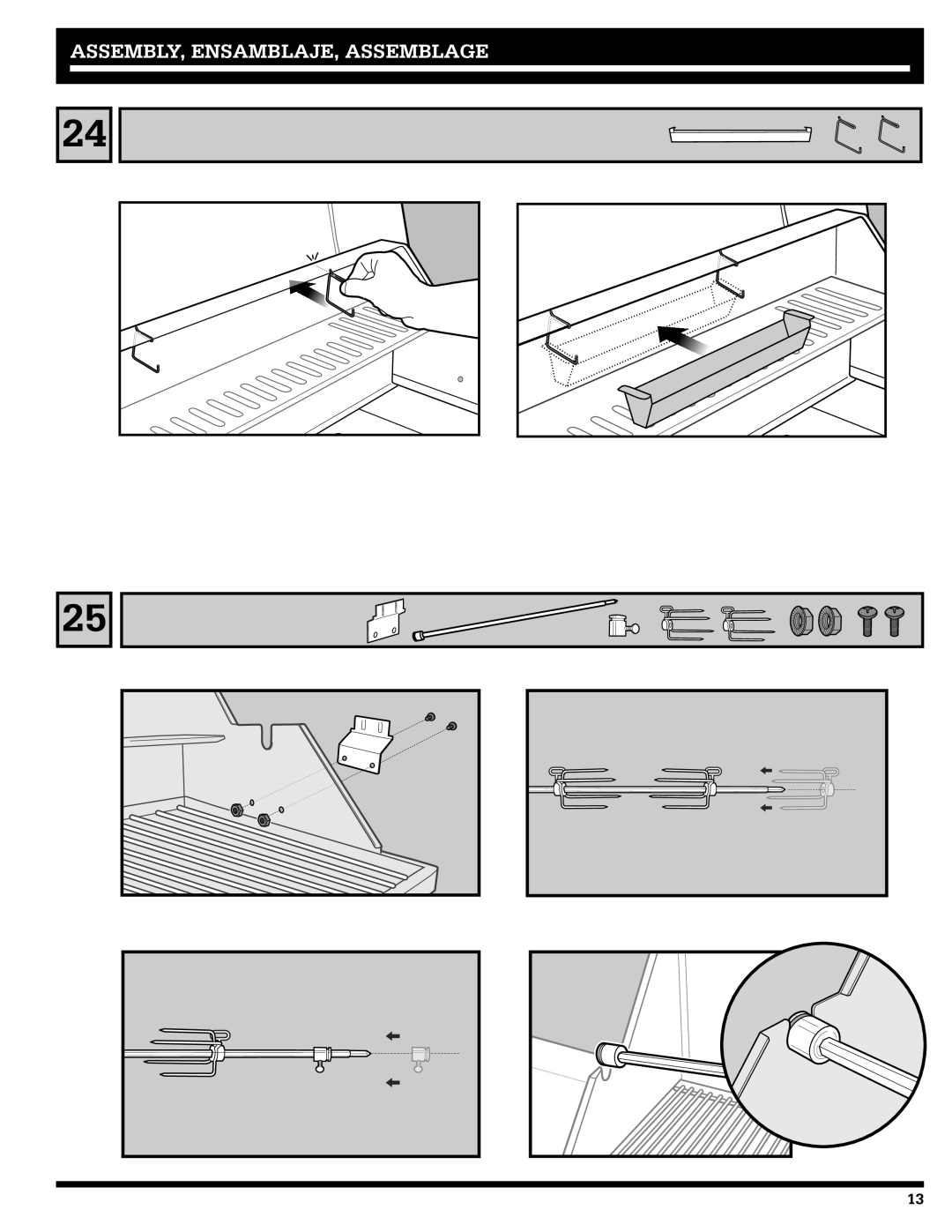 Ducane 3400 owner manual ASSEMBLY, ENSAMBLAJE, Assemblage 