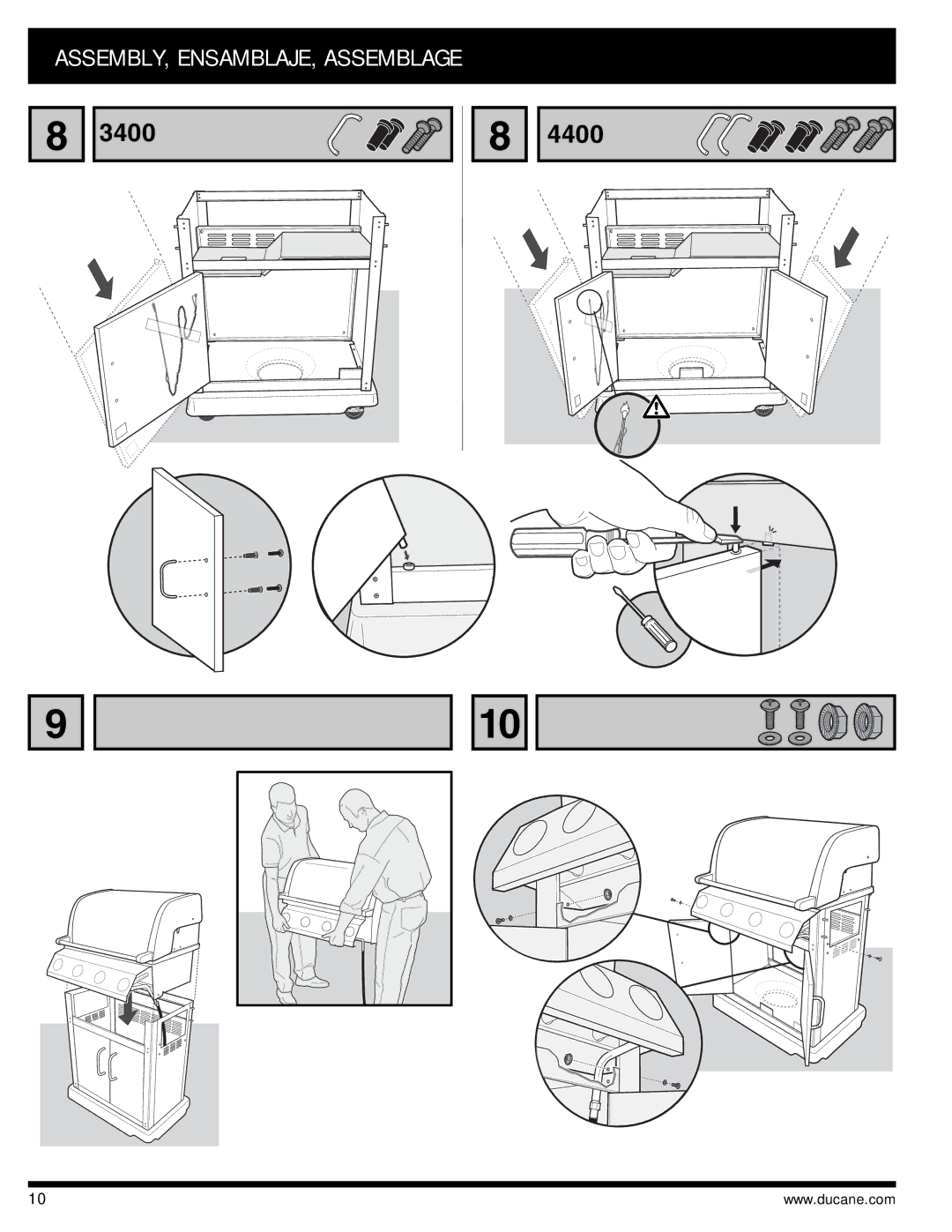 Ducane owner manual 3400 4400 