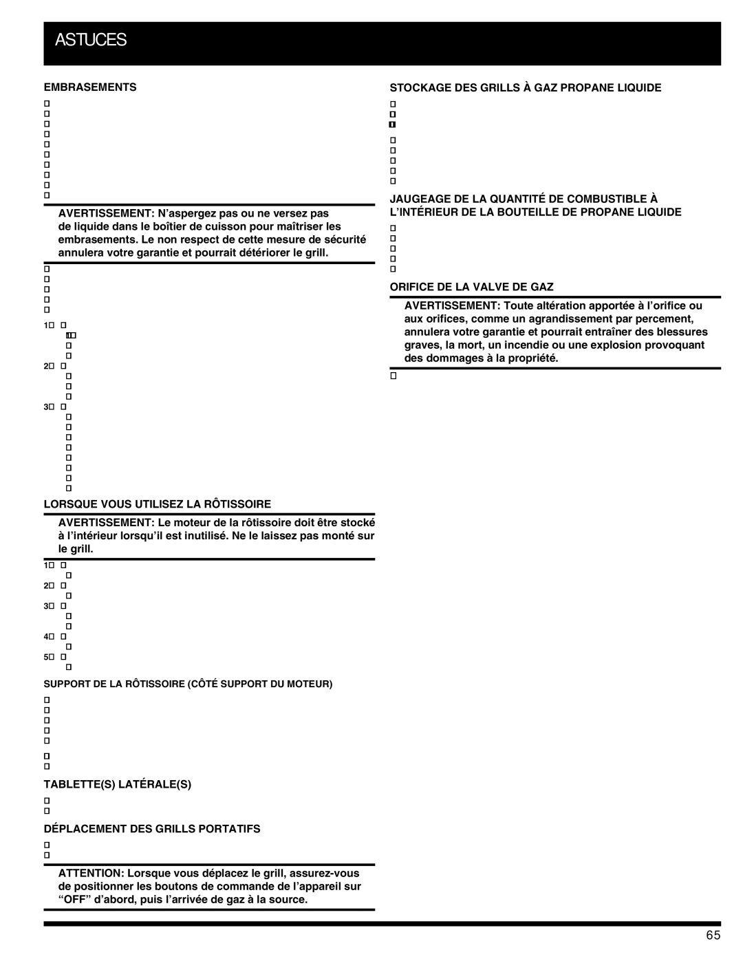 Ducane 3400 owner manual Astuces 