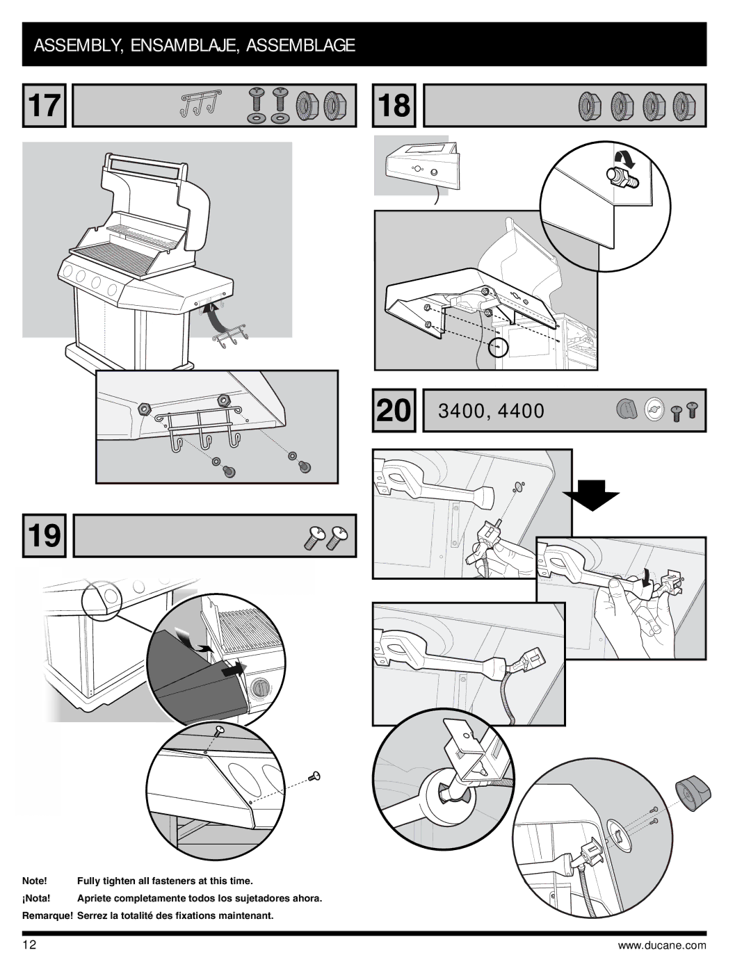 Ducane 3400 owner manual 