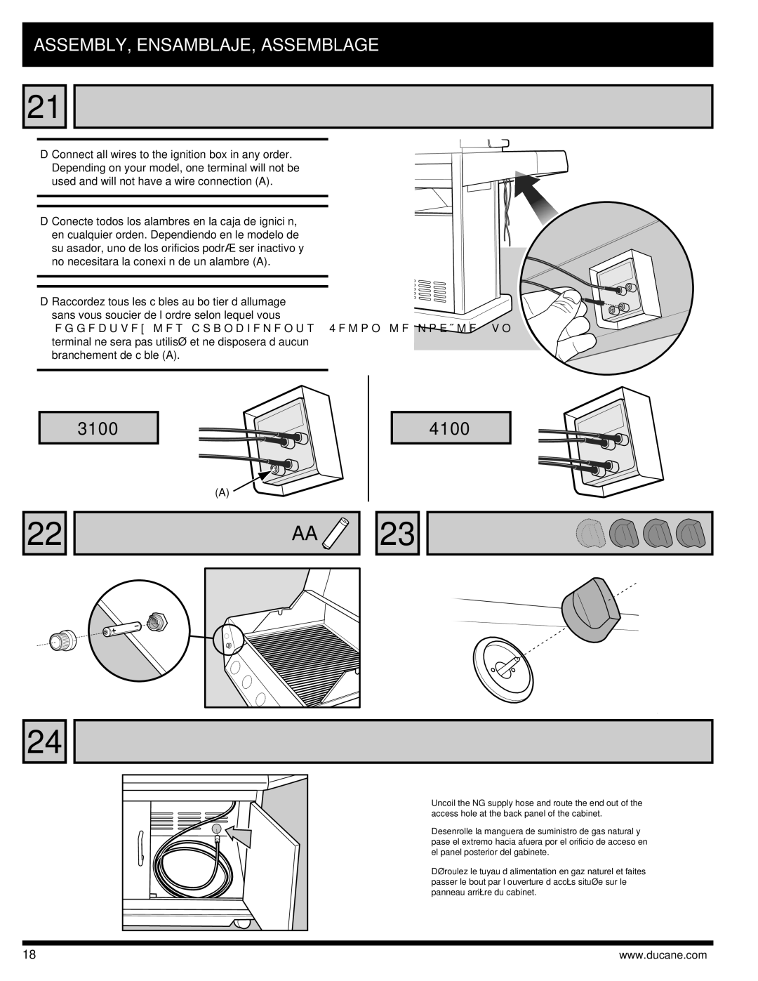 Ducane owner manual 3100 4100 