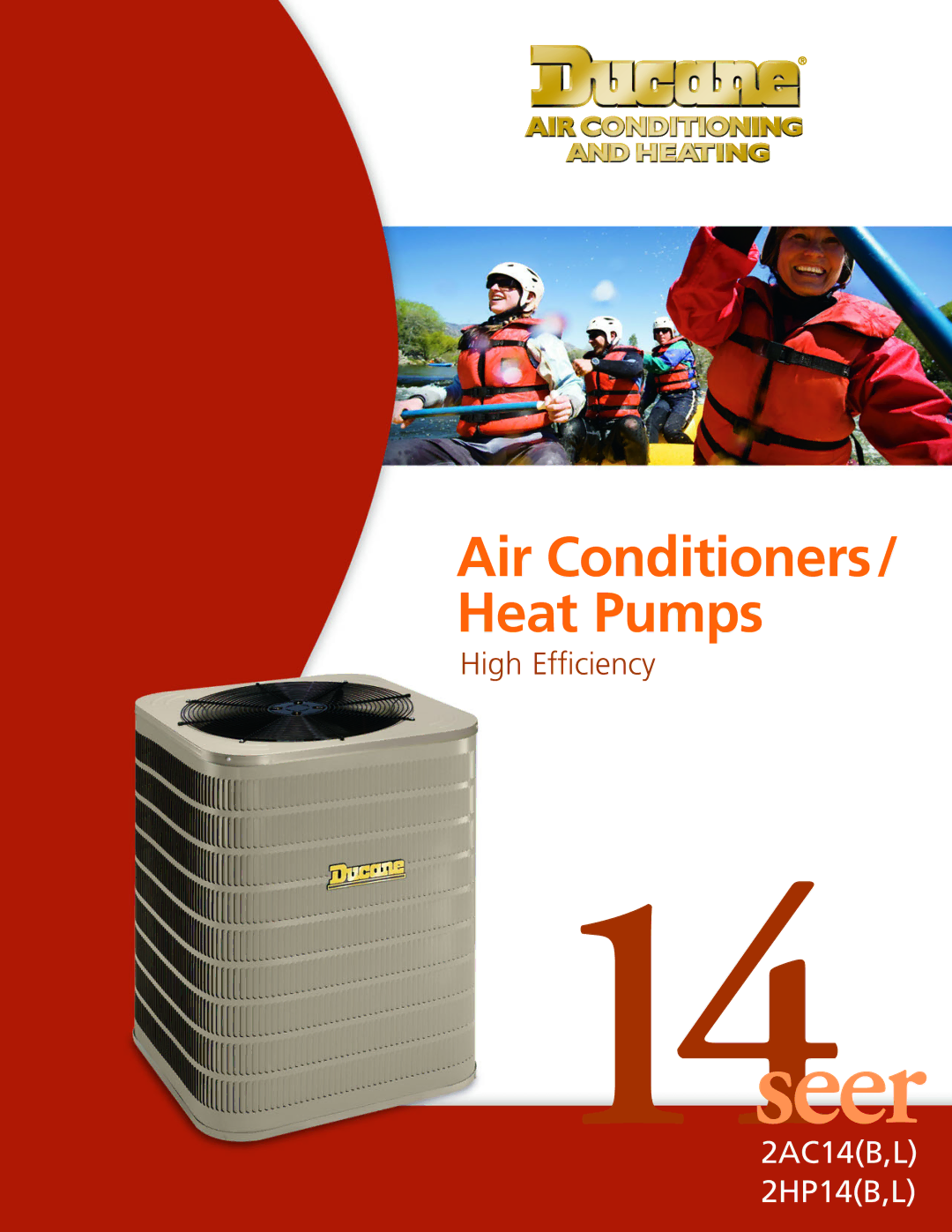 Ducane (HVAC) 2AC14 manual 14seer 