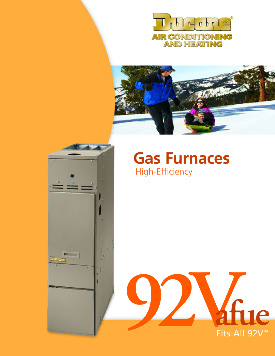 Ducane (HVAC) CMPEV050U3 manual 92Vafue 