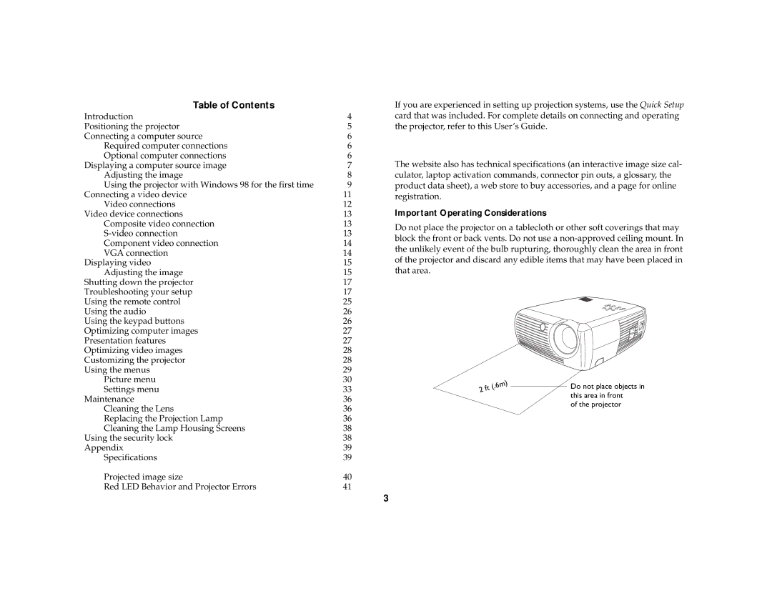 Dukane 28A7100HC manual Table of Contents 