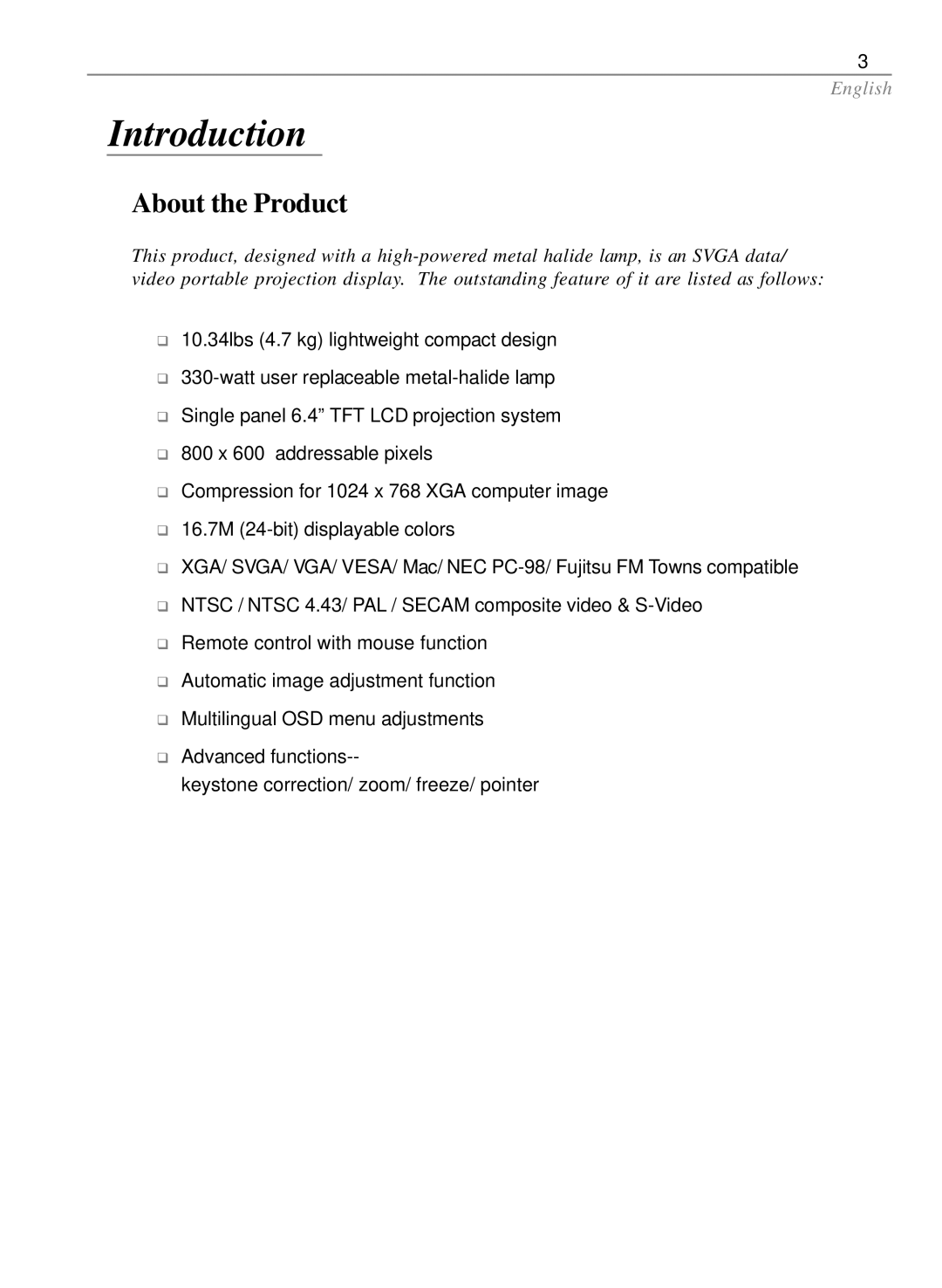 Dukane 28A7250 user manual Introduction, About the Product 