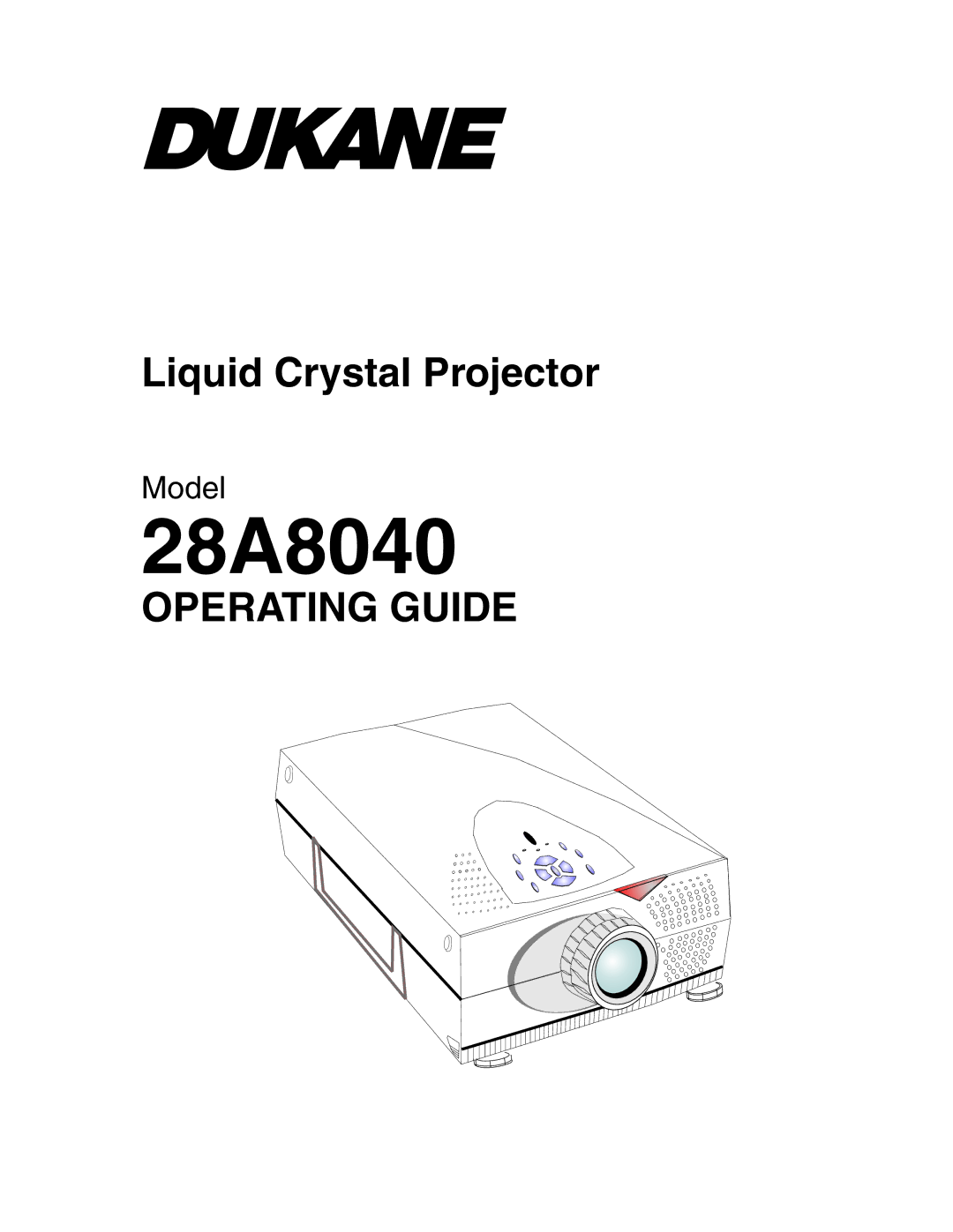 Dukane 28A8040 manual 