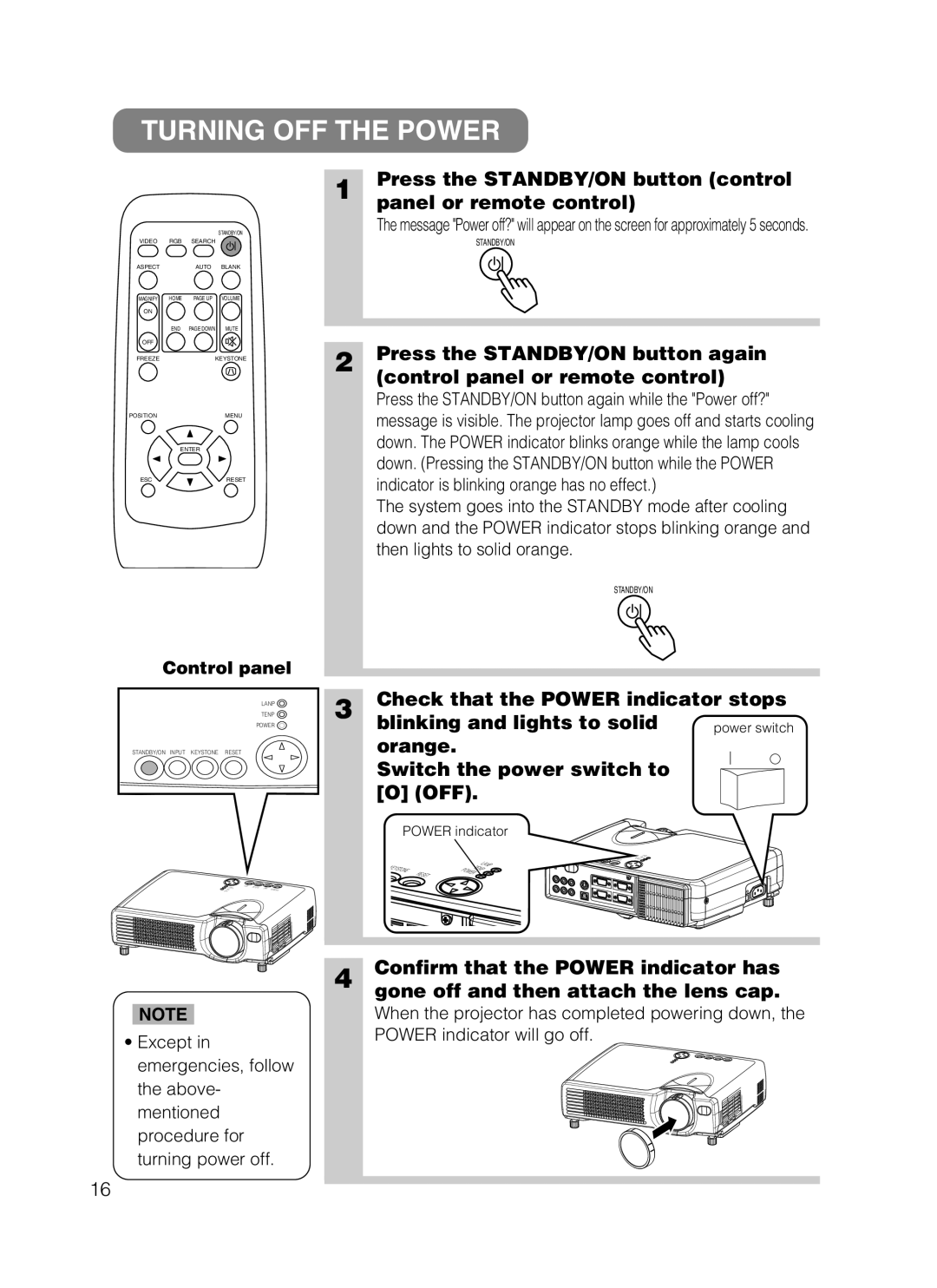 Dukane 28A8049B user manual Turning OFF the Power 