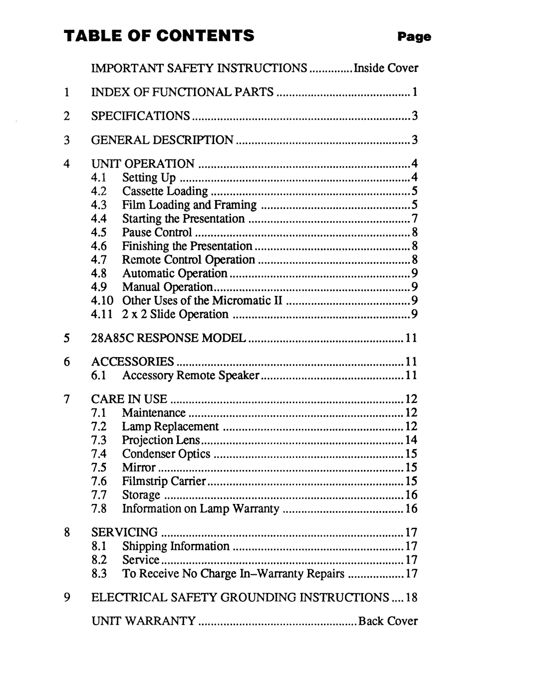 Dukane 28A8SC, 28A81C manual 