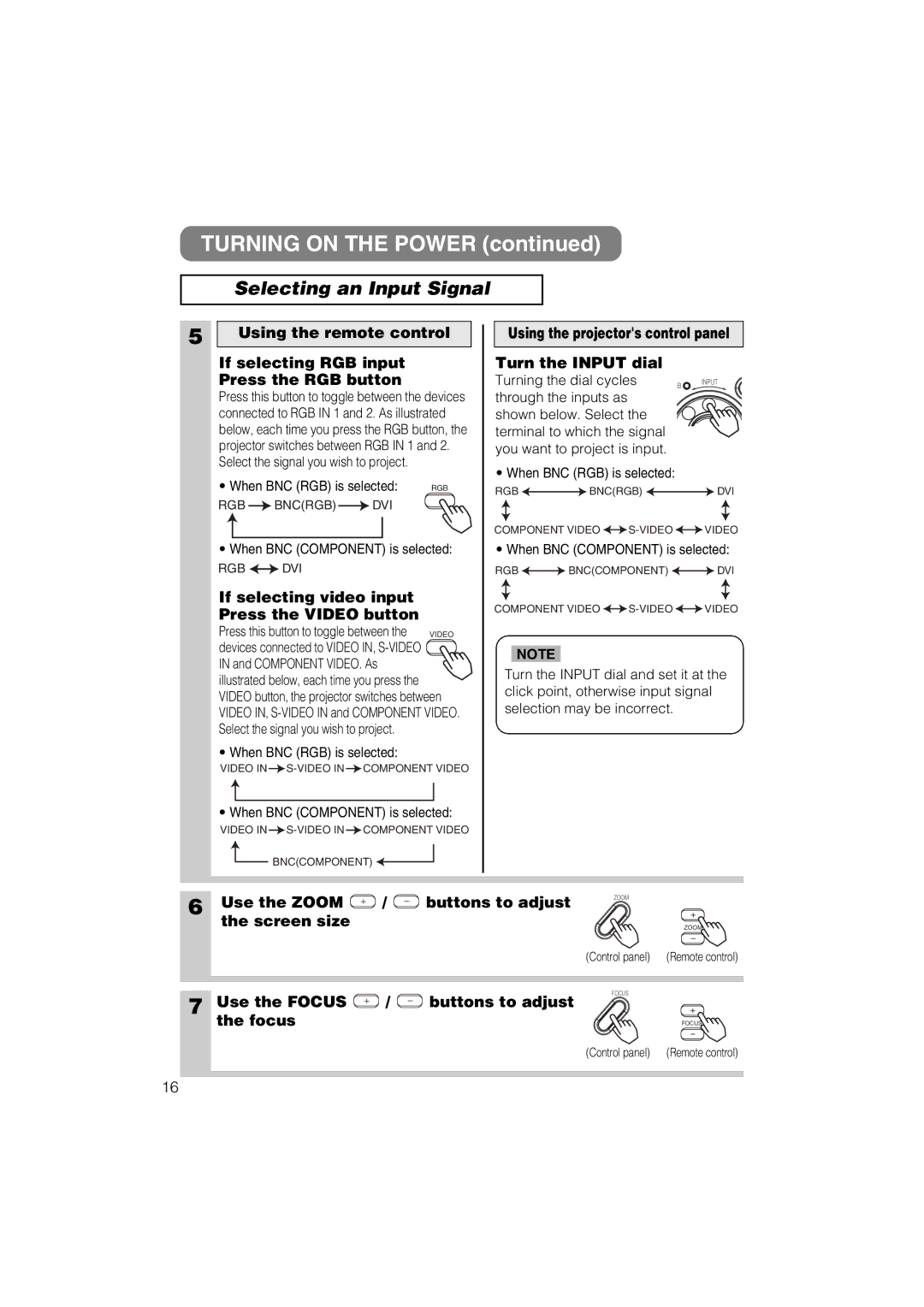 Dukane 28A8711 user manual Selecting an Input Signal 