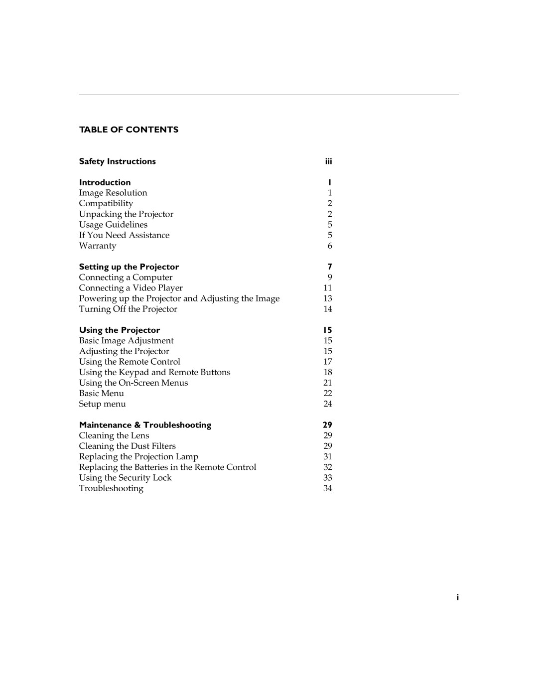 Dukane 28A8043, 28A8753 manual Table of Contents 