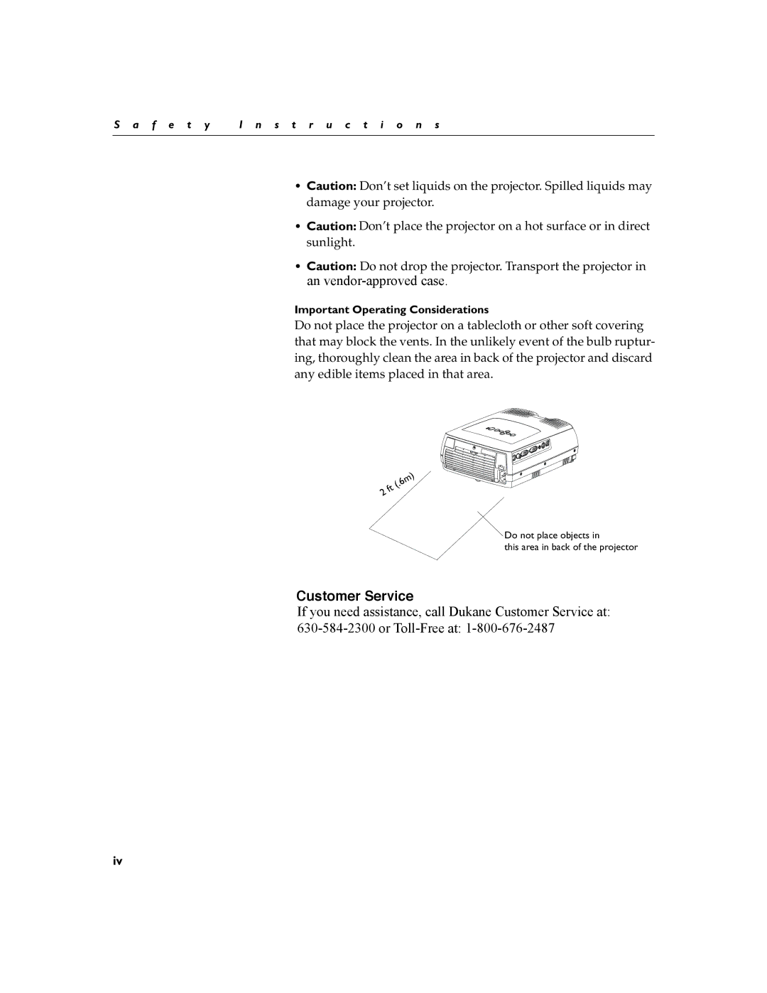 Dukane 28A8753, 28A8043 manual Customer Service 