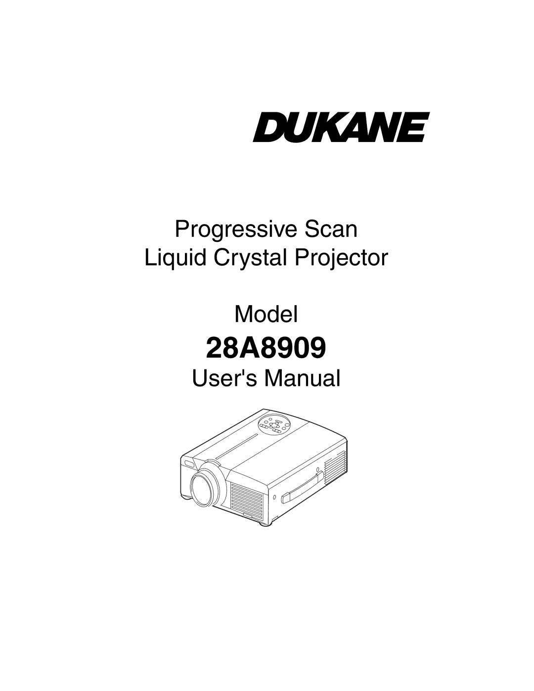 Dukane 28A8909 manual 