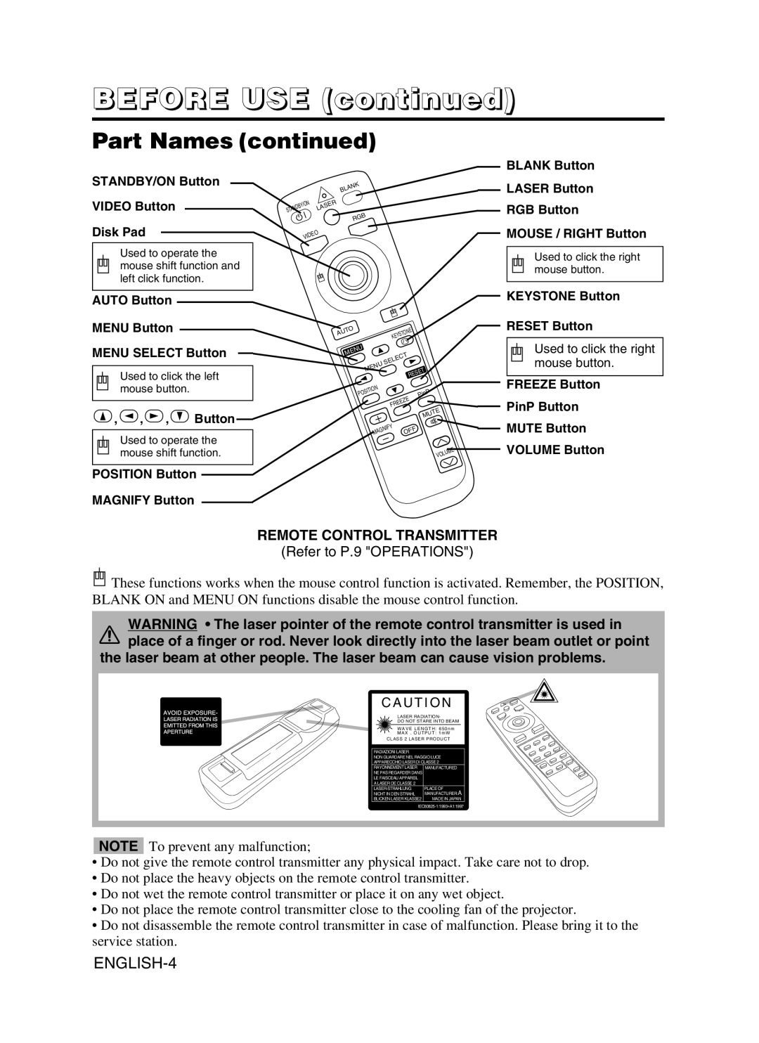 Dukane 28A9115 user manual ENGLISH-4 