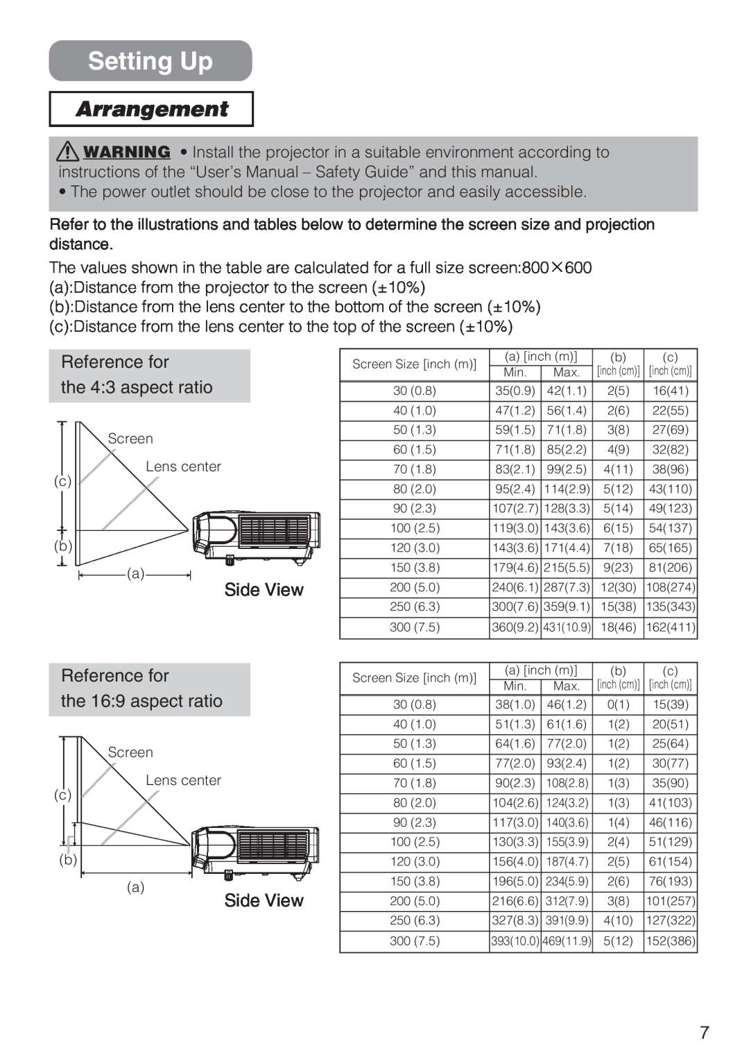 Dukane 8044 manual Setting Up, Arrangement 