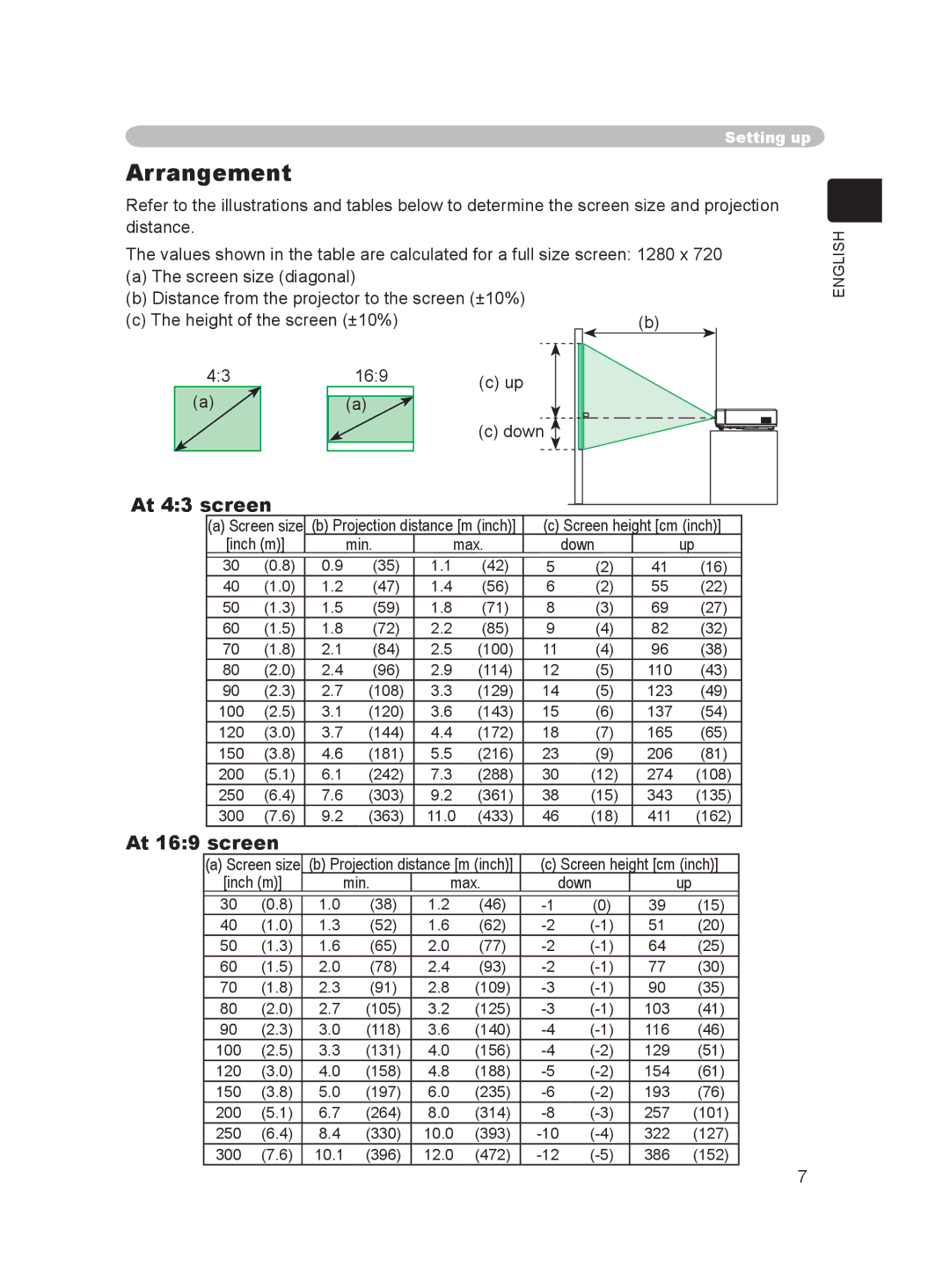 Dukane 8755C, 8063 user manual Arrangement, At 43 screen, At 169 screen 