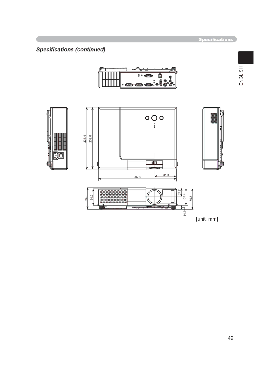 Dukane 8755C, 8063 user manual Speciﬁcations 