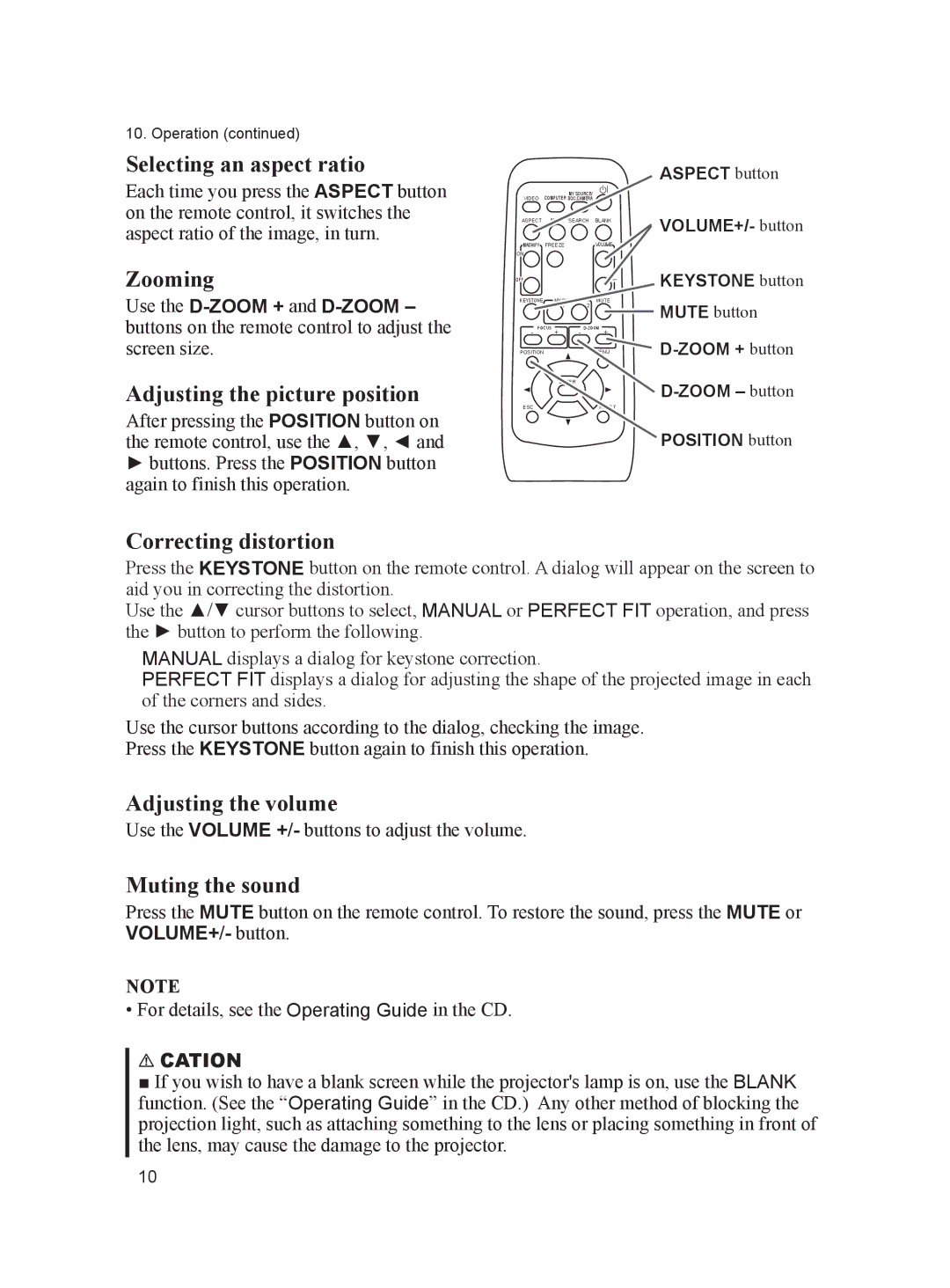 Dukane 8103H user manual Zooming 