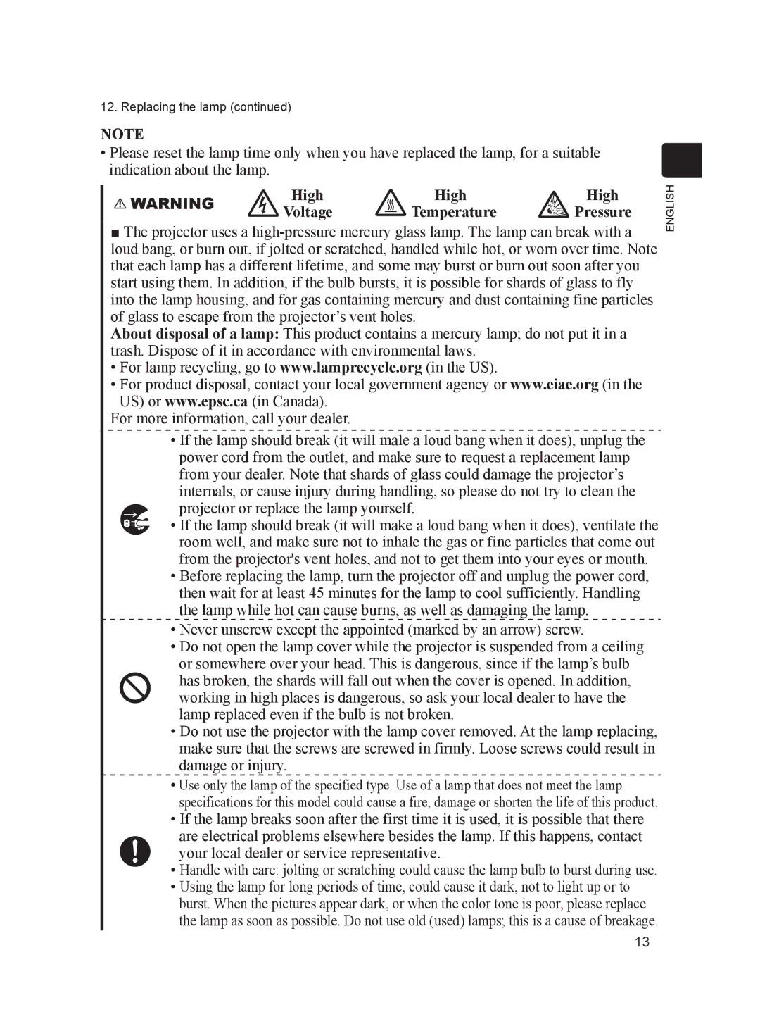 Dukane 8103H user manual High Voltage Temperature 